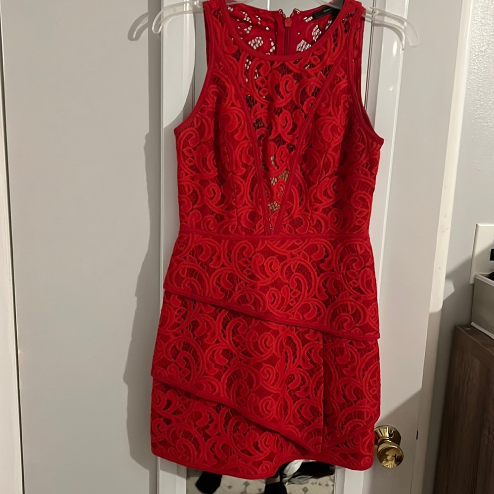 BCBG red dress